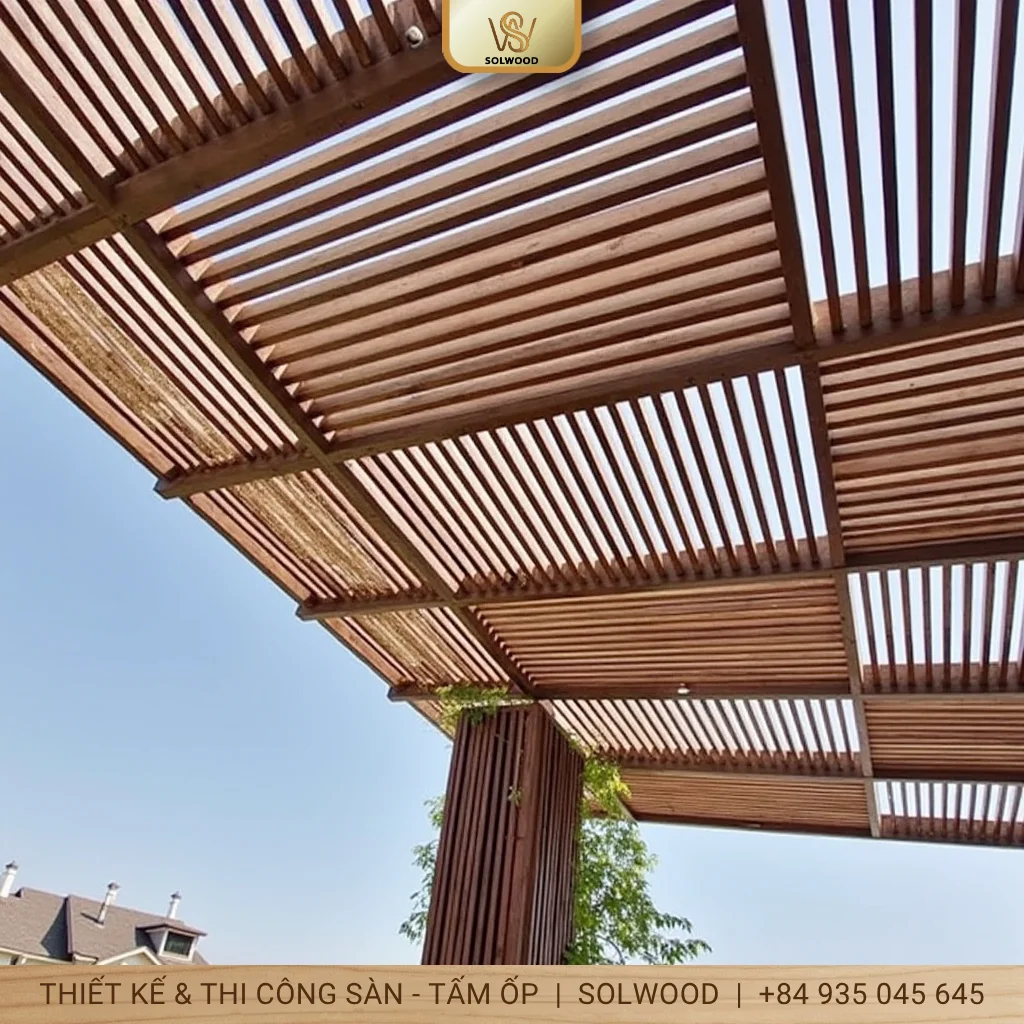 sàn nhựa giả gỗ ngoài trời giá rẻ hội an - hình 2