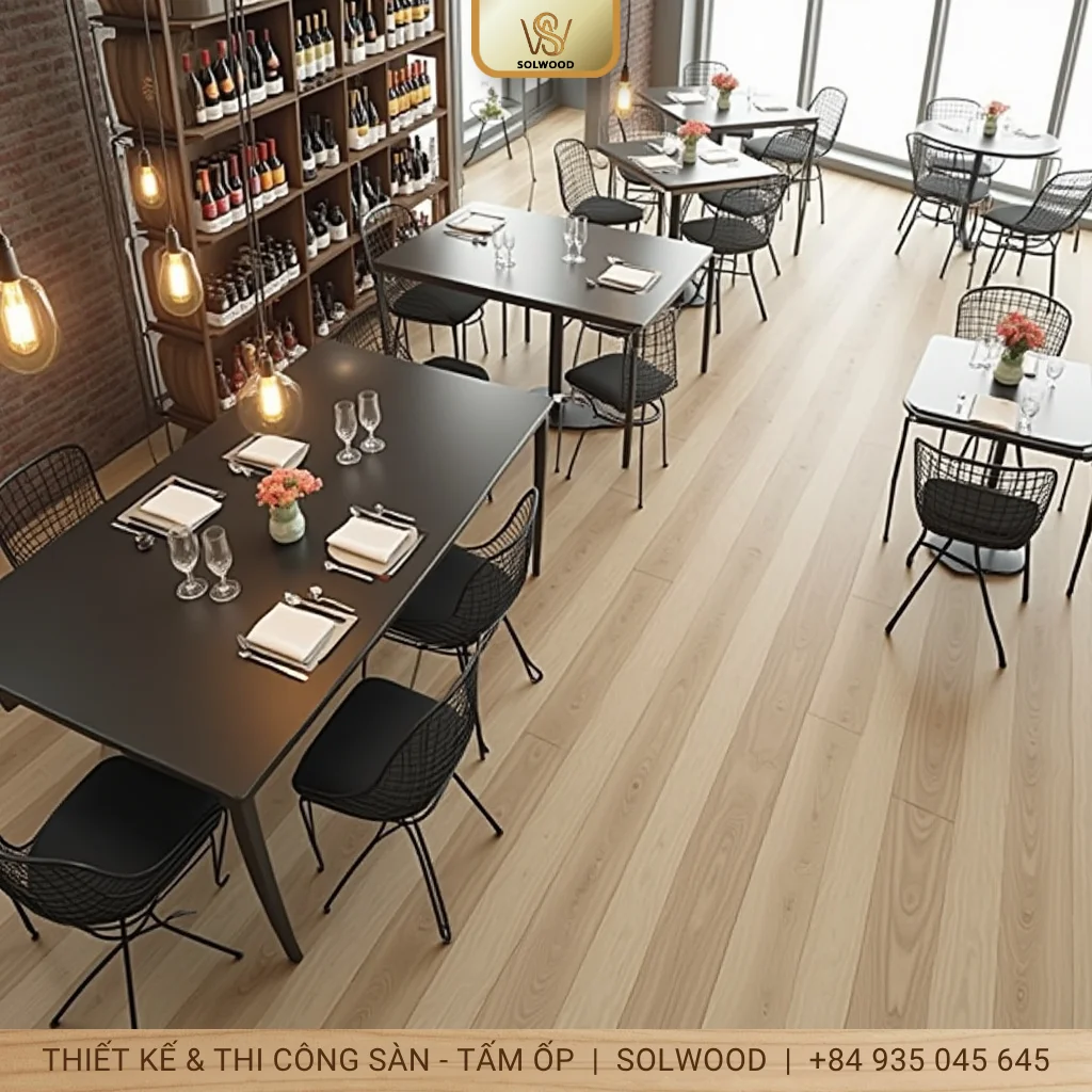 sàn nhựa giả gỗ ngoài trời kosmos quy nhơn - hình 1