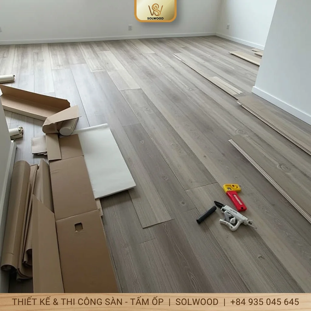 sàn nhựa vân gỗ hèm khoá huế - hình 3
