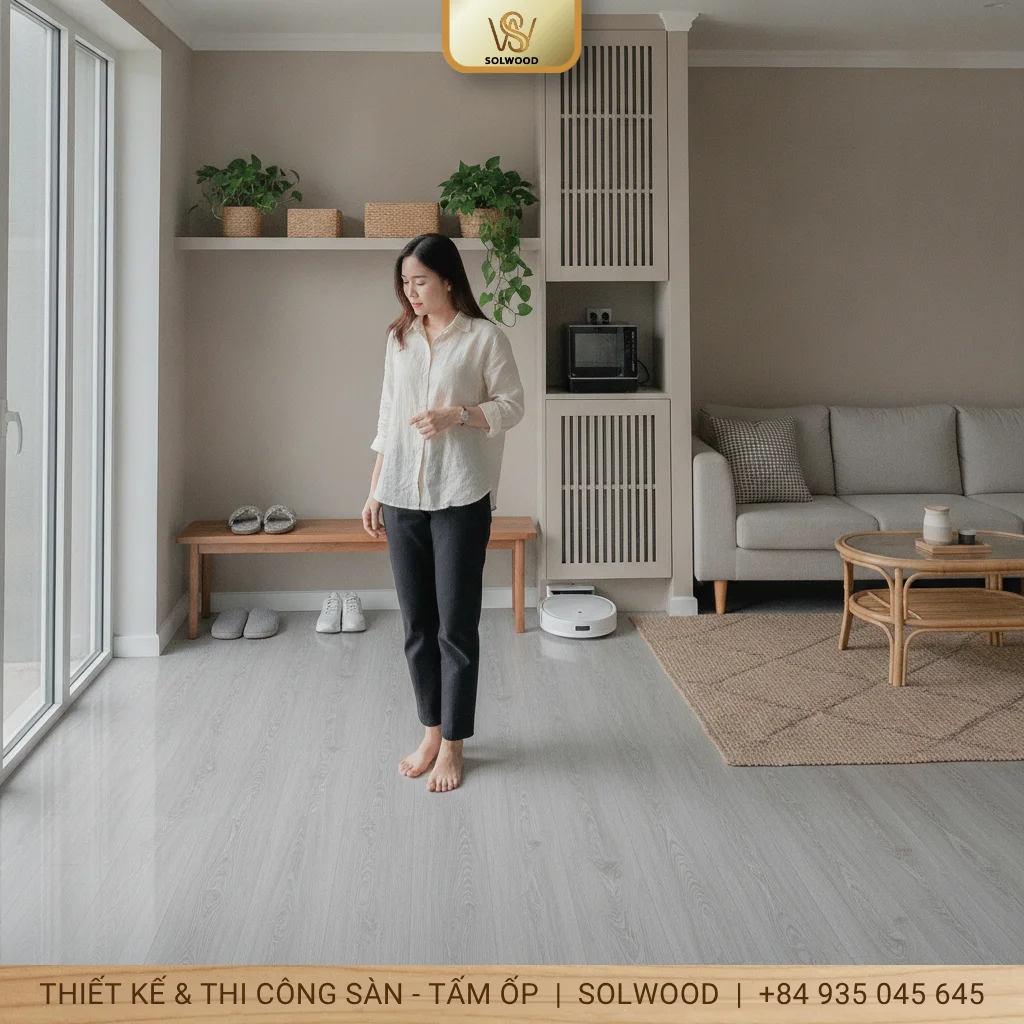 Sàn Nhựa Vinyl - hình 2