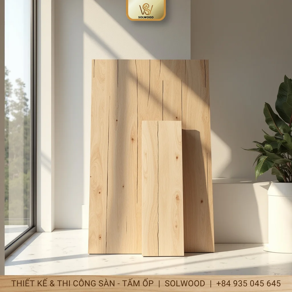 Tấm ốp 1 sóng ngoài trời ASA màu Deep Wood - hình 1