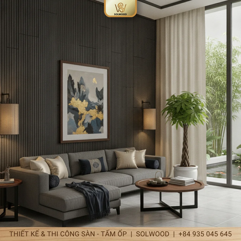 Tấm ốp than tre phù hợp không gian nào? - hình 3