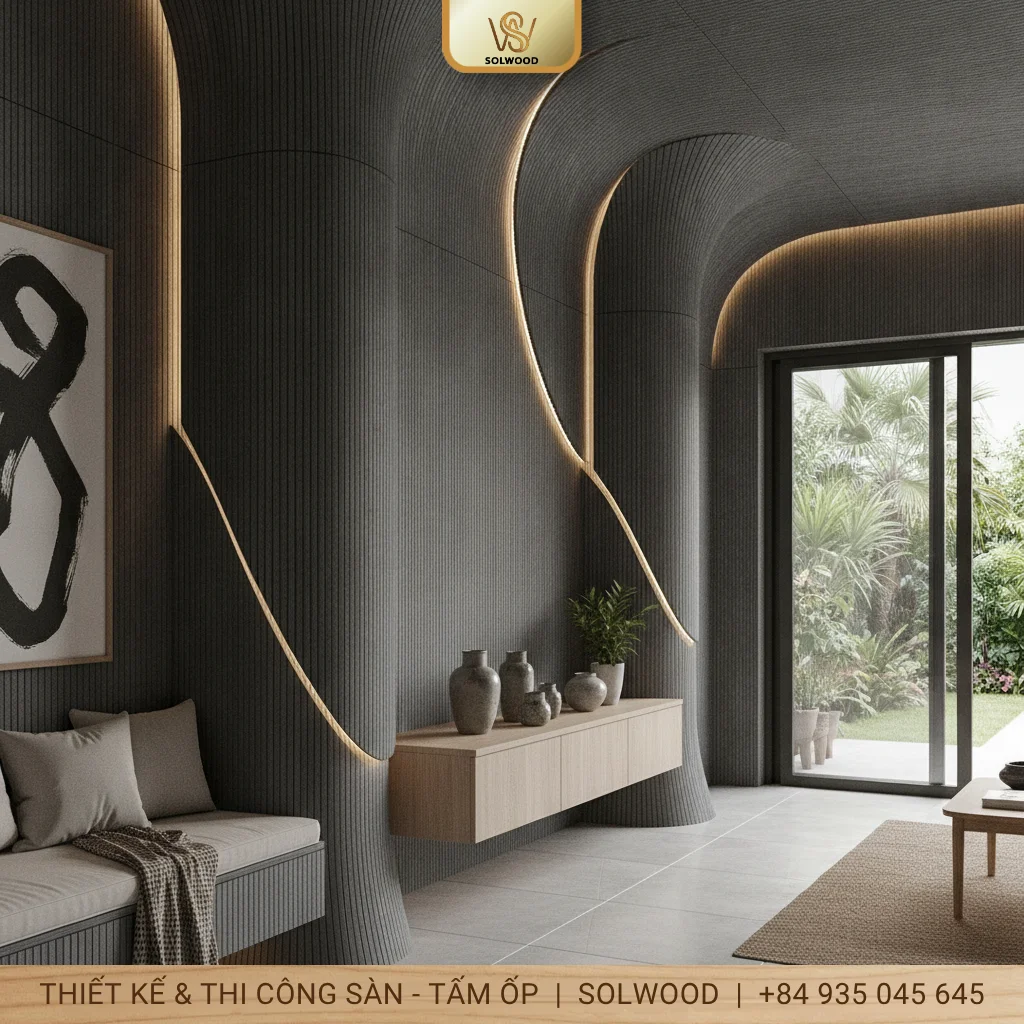 Tấm ốp than tre uốn cong là gì? Ưu điểm và Ứng dụng phổ biến - hình 3