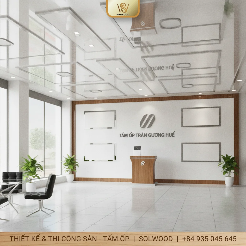 tấm ốp trần gương huế - hình 2