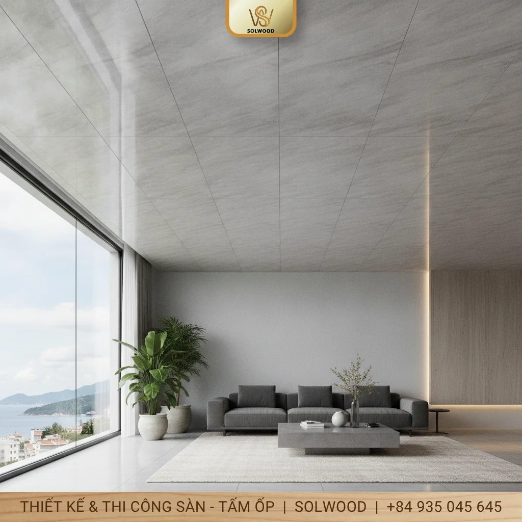 tấm ốp trần nhựa nano lam sóng pvc vân đá đà nẵng - hình 3