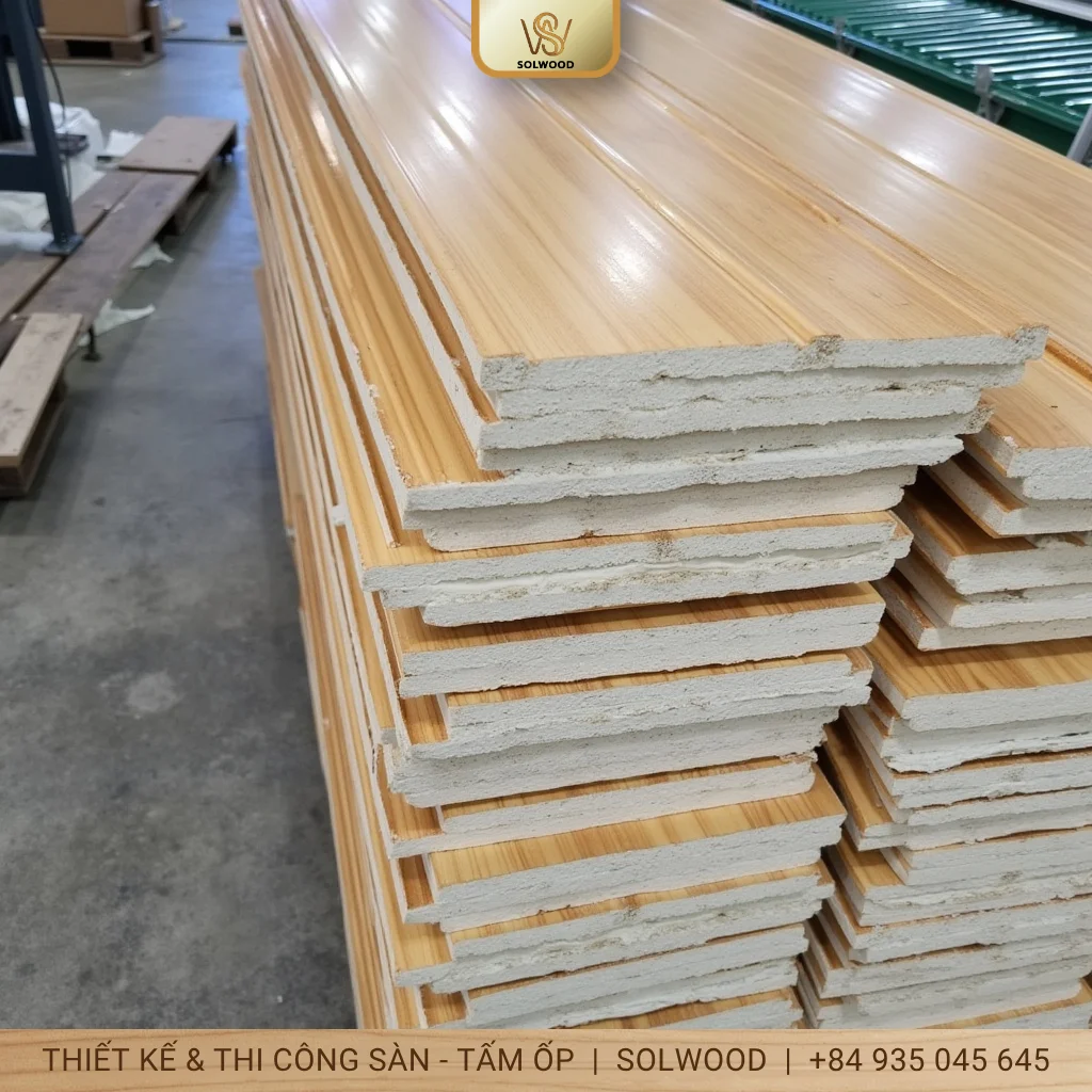 tấm ốp trần tôn xốp hội an - hình 2