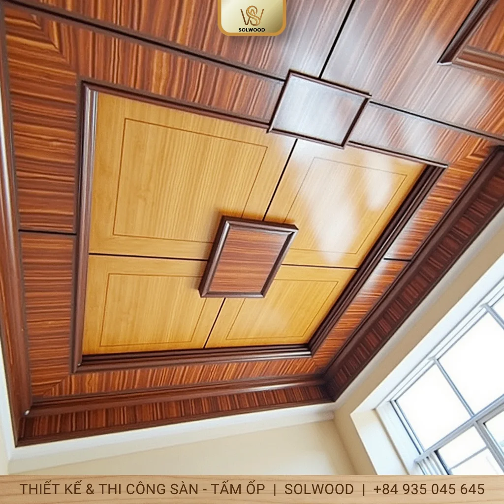 tấm ốp trần tôn xốp huế - hình 2