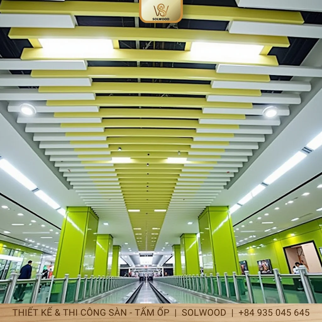 tấm panel kim loại ốp tường ngoài trời huế - hình 1
