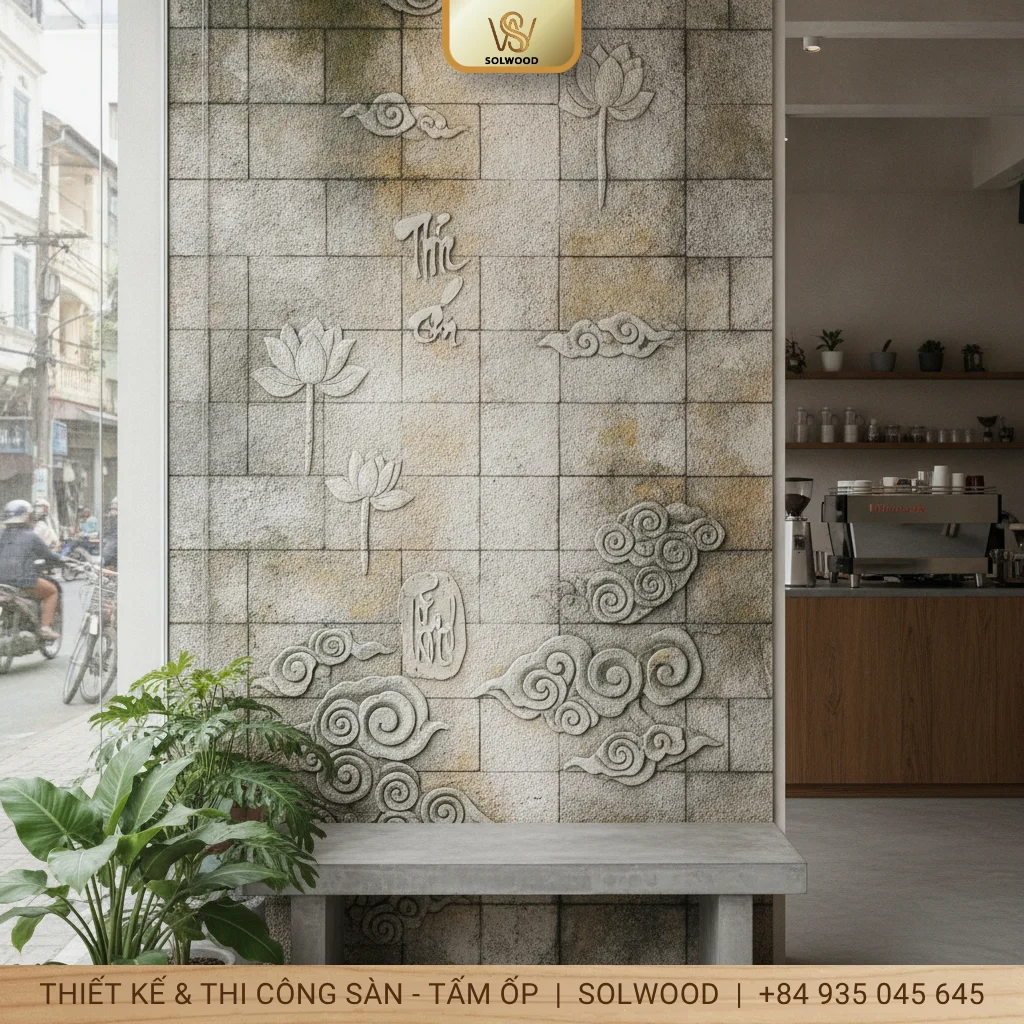 tấm panel ốp tường giả đá hội an - hình 1