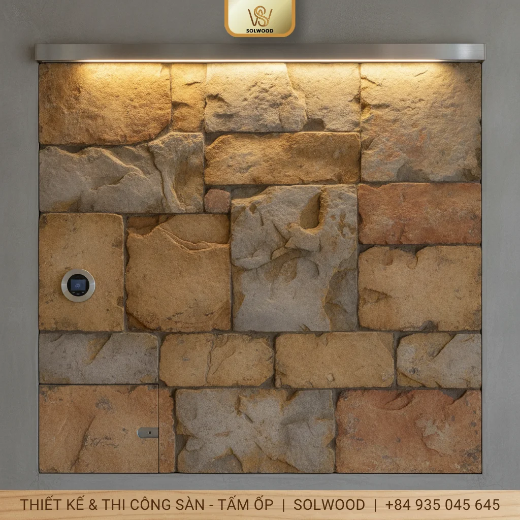 tấm panel ốp tường giả đá hội an - hình 2