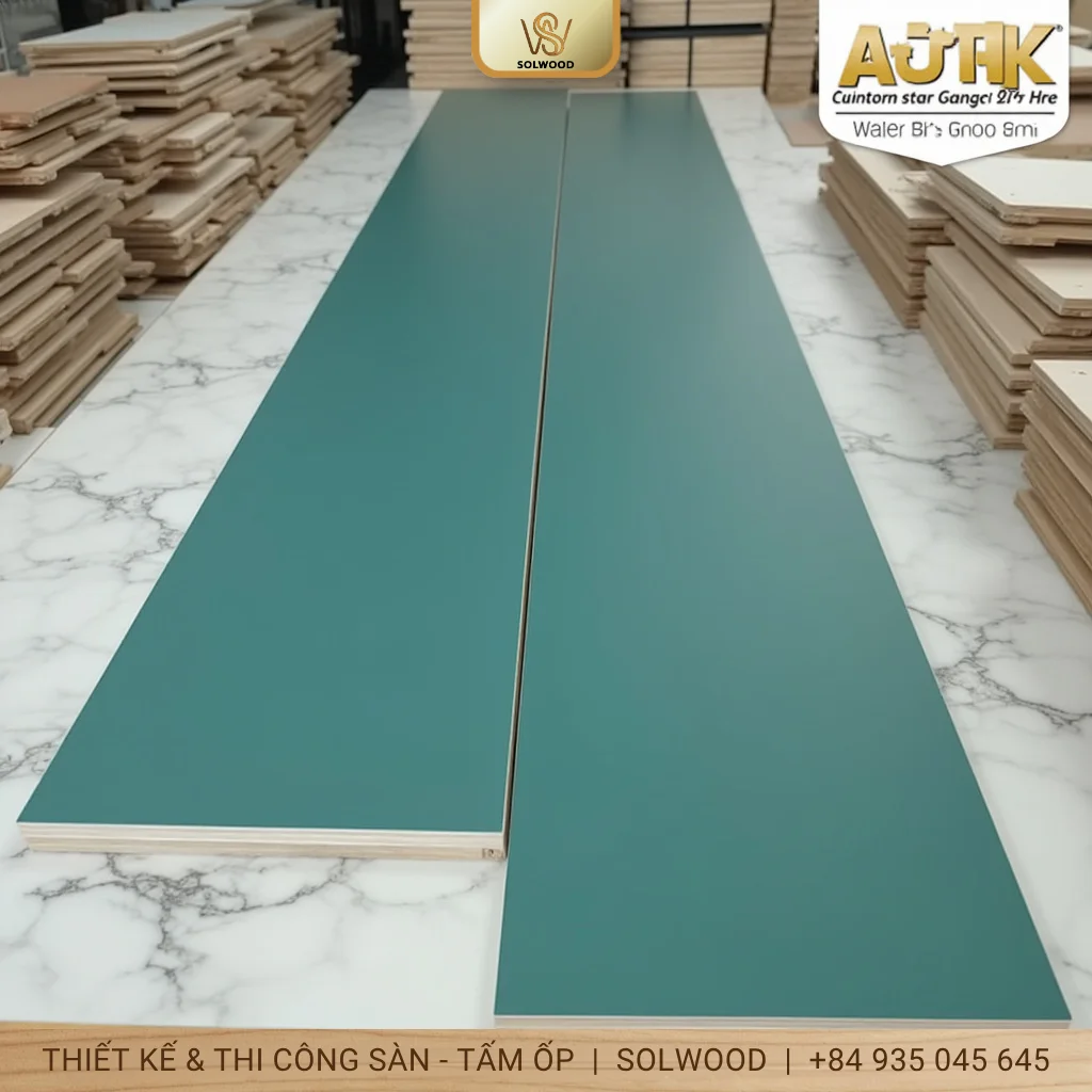tấm panel ốp tường giả gỗ hội an - hình 2