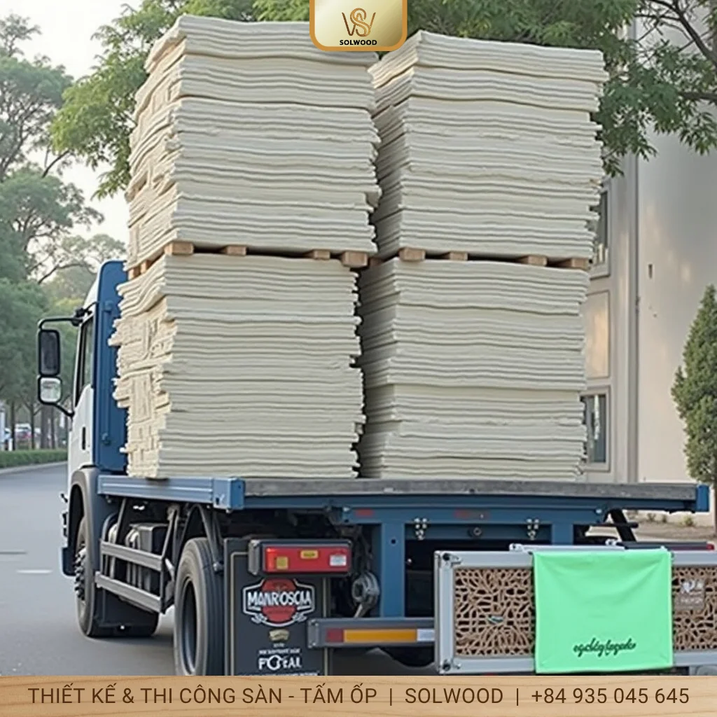 tấm panel ốp tường giả gỗ huế - hình 3