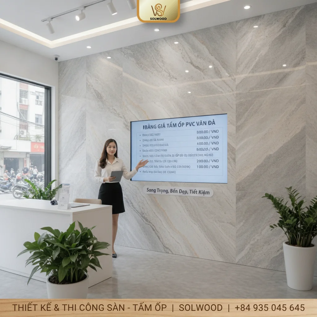 tấm pvc vân đá tấm ốp tường vân đá phát lộc đà nẵng - hình 3