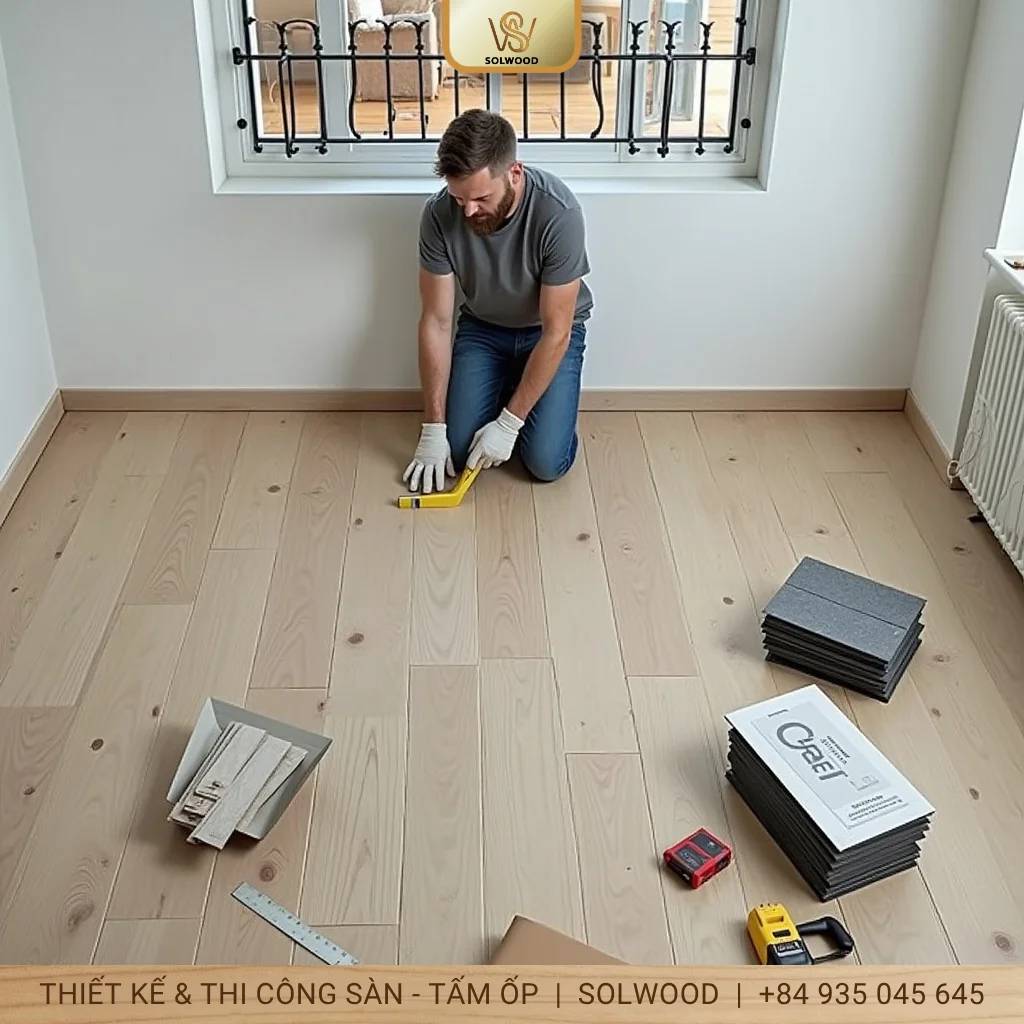 tấm sàn nhựa giả gỗ ngoài trời hội an - hình 1