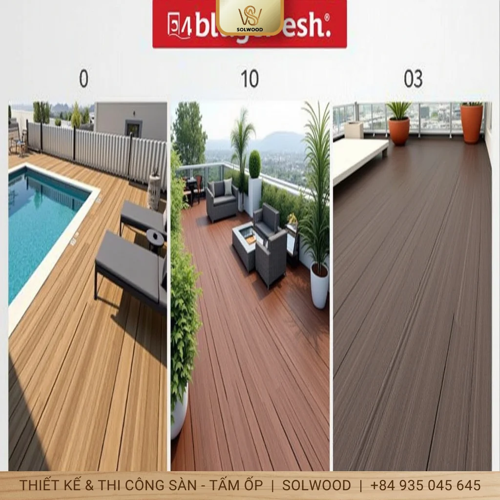 tấm sàn nhựa giả gỗ ngoài trời tam kỳ - hình 2