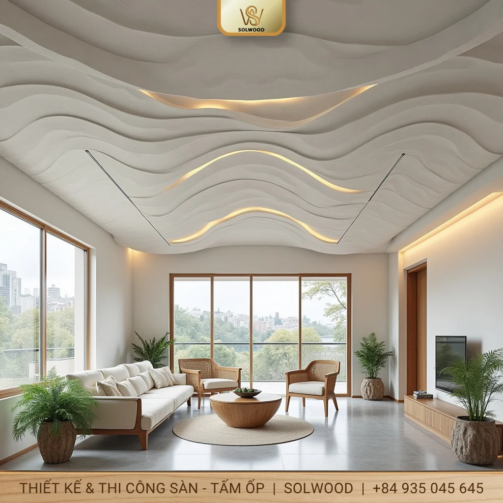 tấm xốp ốp trần nhà hội an - hình 1