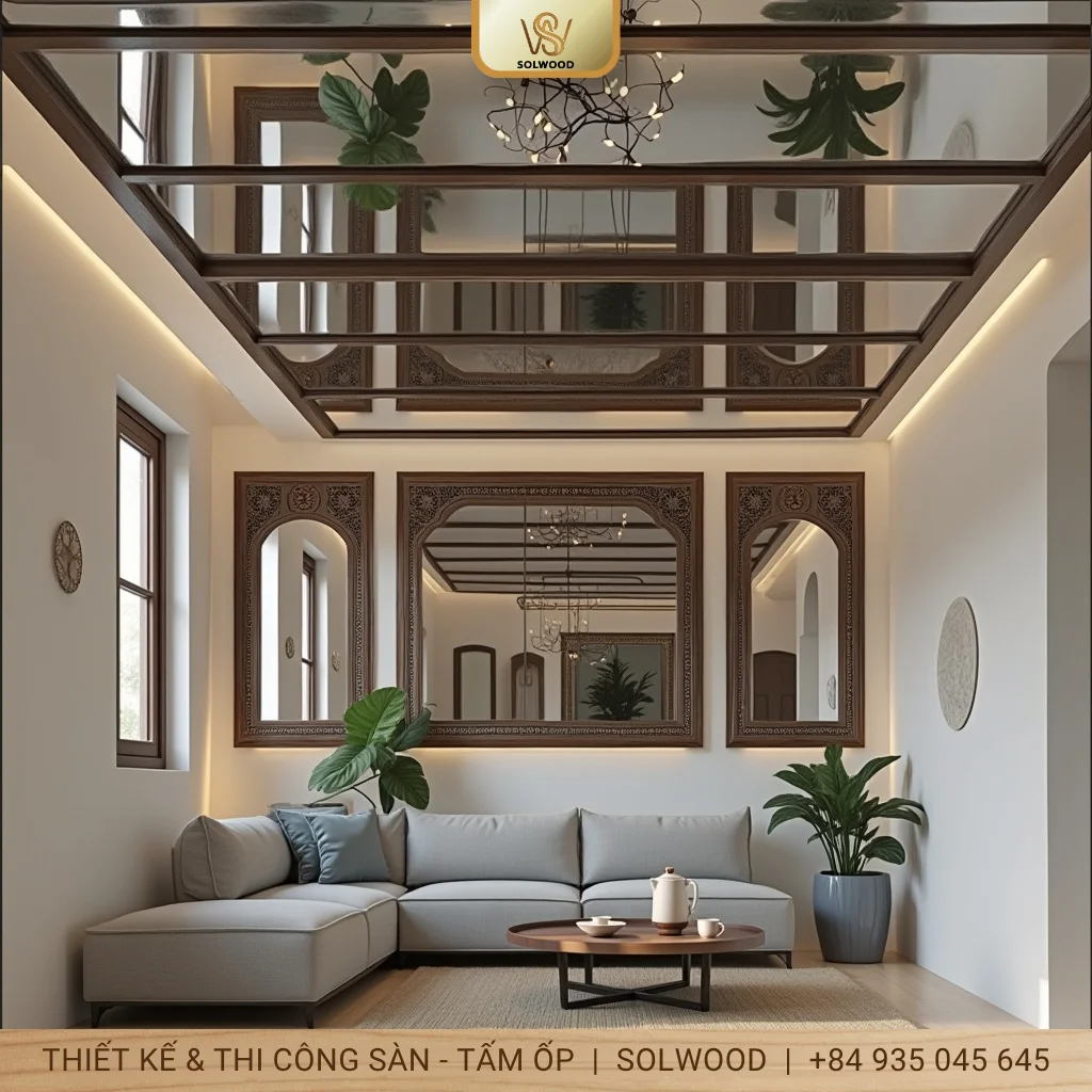 tấm xốp ốp trần nhà hội an - hình 2
