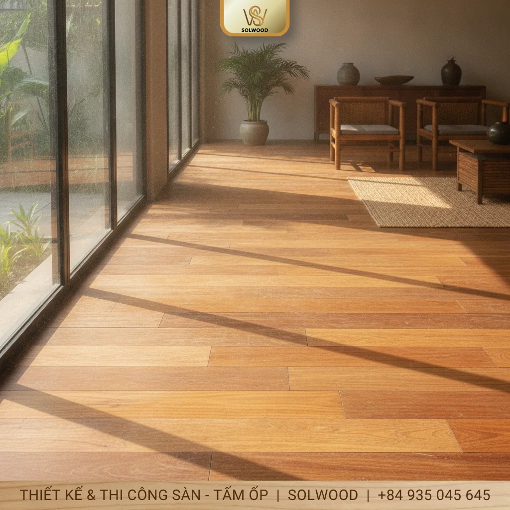 Ưu nhược điểm của sàn gỗ Công Nghiệp, lưu ý khi sử dụng - hình 1